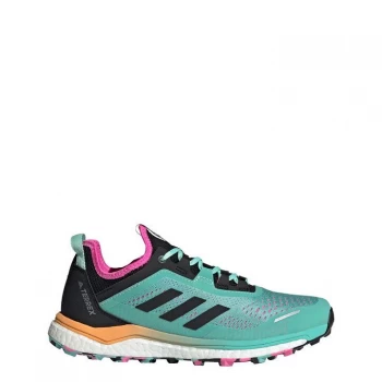 adidas Terrex Agravic Flow Trail Running Shoes Womens - Acid Mint / Core Black / Screa