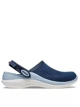 Crocs Literide 360 Clog Flat Shoes, Navy, Size 8, Women