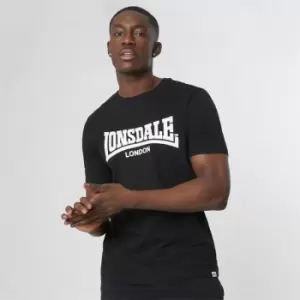 Lonsdale Essentials Logo Tee - Black