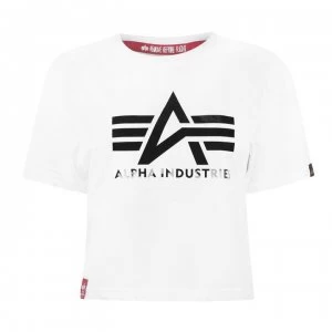 Alpha Industries Big A T Shirt - White Black