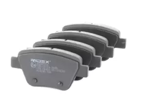 RIDEX Brake pad set 402B0316 Brake pads,Brake pad set, disc brake VW,AUDI,SKODA,TOURAN (1T1, 1T2),GOLF VI (5K1)