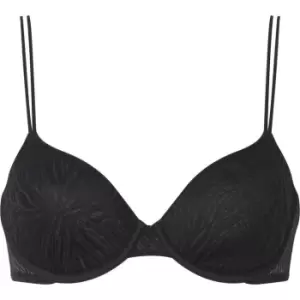 Calvin Klein Marquisette Lightly Lined Demi Bra - Black