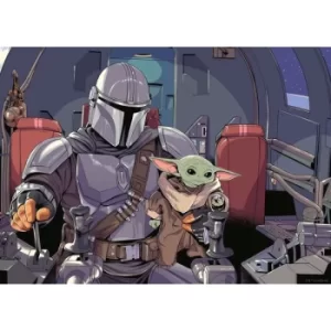 Star Wars The Mandalorian Jigsaw Puzzle Cartoon (1000 pieces)