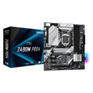 ASRock Z490M Pro4 Intel Socket LGA1200 H5 Motherboard