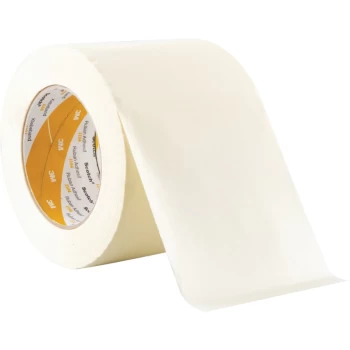 1104 Low Tack Cream Masking Tape - 100MM X 50M