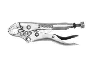 Teng Tools 401-4 4" Power Grip Pliers Plated/Round 25mm Capacity