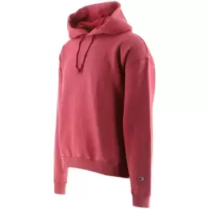 Champion Red Reverse Weave Brushed Fleece Hoodie