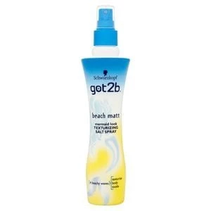 Schwarzkopf got2b Beach Matt Texturizing Salt Spray 200ml