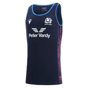 Macron Scotland Singlet Mens - Blue