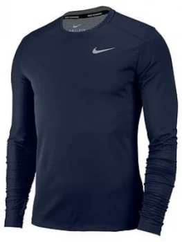 Nike Pacer Crew Top - Grey/Silver