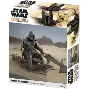 The Mandalorian Speeder 3D Puzzle 500 Piece