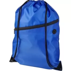 Bullet Adults Unisex Oriole Zippered Drawstring Backpack (One Size) (Royal Blue) - Royal Blue