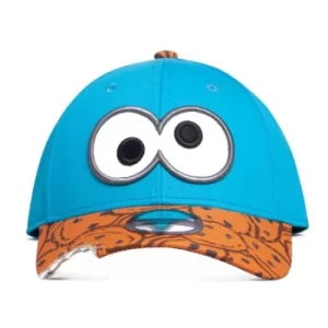 SESAME STREET Cookie Monster Bite Adjustable Baseball Cap, Unisex, Multi-colour (BA715183SES)