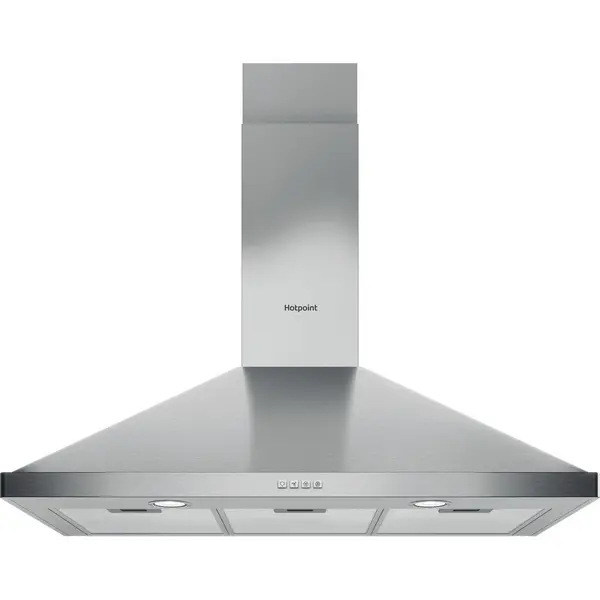 Hotpoint 90cm Chimney Cooker Hood - Stainless Steel PHPN95FLMX1 Stainless steel