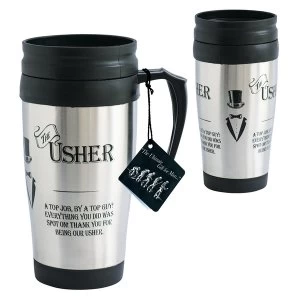 Ultimate Gift for Man Travel Mug Usher