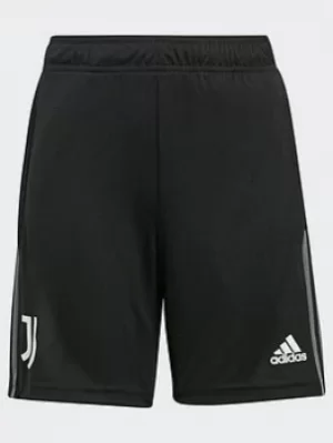 adidas Juventus Tiro Training Shorts, Black, Size 7-8 Years