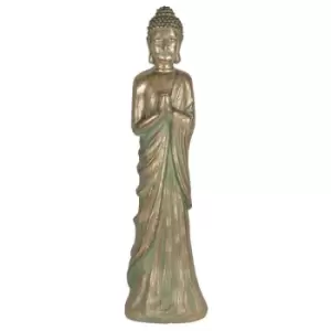 Verdigris Effect 81cm Standing Garden Buddha