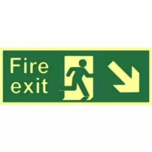 Fire Exit (Man Right) - Sav (300 X 150MM)