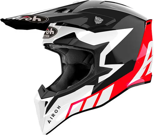 Airoh Wraaap Reloaded Red Black Offroad Helmet XL