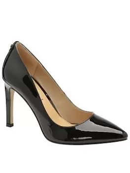 Ravel Edson Black Patent Heeled Court Shoe, Black, Size 5, Women