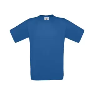 B&C Exact 190 Mens Crew Neck T-Shirt / Mens Short Sleeve T-Shirt (XS) (Royal Blue)