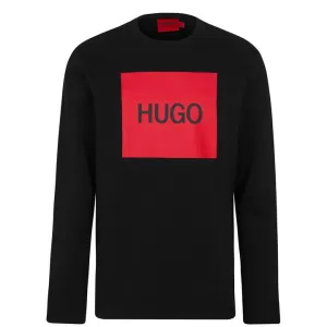 Hugo Boss Duragol Large Logo Sweatshirt Black Size L Men