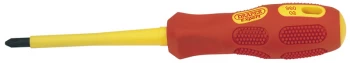 DRAPER No 2 x 100mm Fully Insulated Cross Slot Screwdriver (Sold Loose) 69226