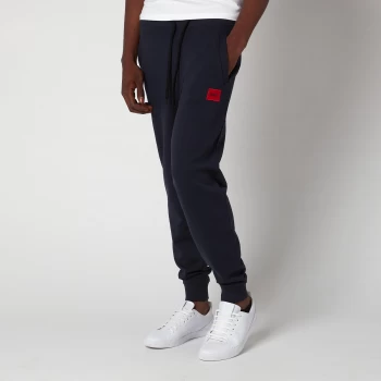 Hugo Boss Doak 212 Red Patch Logo Sweatpants Navy Size S Men