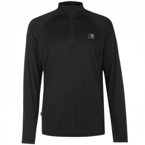 Karrimor Quarter Zip Running Top Mens - Black