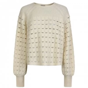 By Malene Birger Pattern Knit Jumper - White 03Z