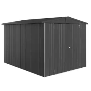 Biohort Europa Size 6 Metal Shed 8' x 10' - Dark Grey