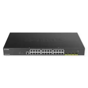 D-Link Switch DGS-1250-28XMP E DGS125028XMP - Switch - Fiber Optic