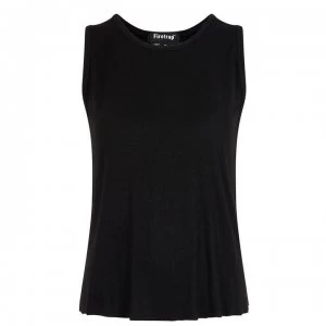 Firetrap Rib Tank Top Ladies - Black