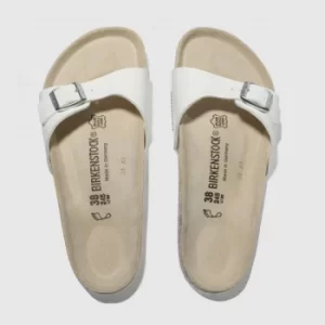 BIRKENSTOCK White Madrid Sandals