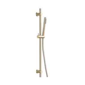 Arissa Brushed Brass Shower Slider Rail Kit