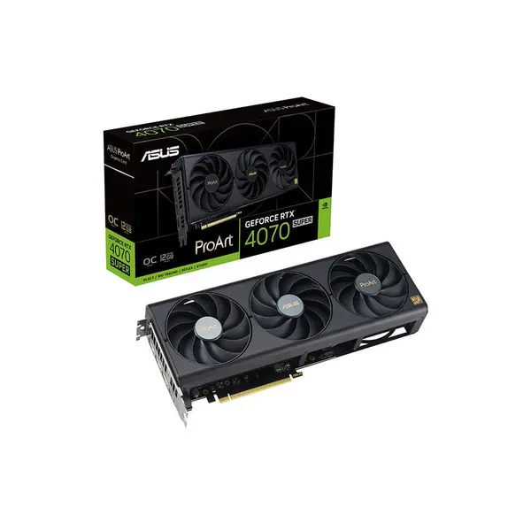 Asus ProArt RTX4070 SUPER OC Graphics Card NXRTX4070S12ASPROOC