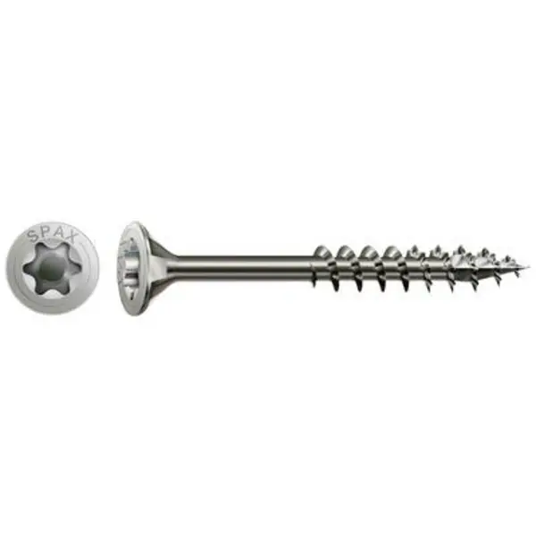 SPAX SPAX 0197000600803 Wood screw 6mm 80 mm T-STAR plus Stainless steel A2 100 pc(s) 0197000600803