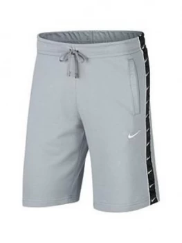 Nike Sportswear Swoosh Fleece Shorts - Grey/Black Size M Men