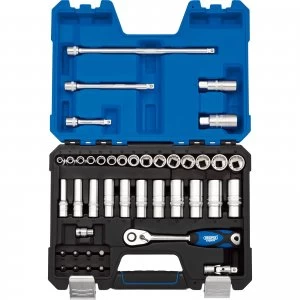 Draper Expert 42 Piece 3/8" Drive Bi Hex Socket Set Metric 3/8"