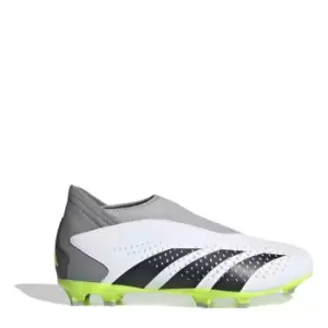 adidas Predator.3 Firm Ground Football Boots Junior Boys - White