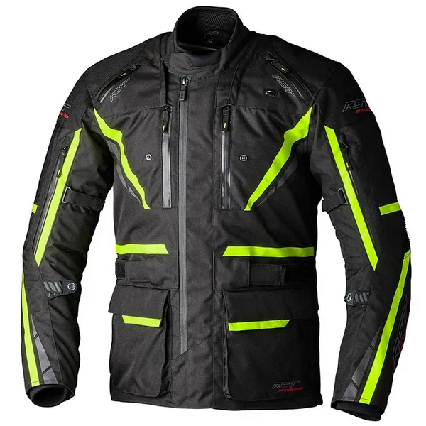 RST Paragon 7 Jacket Black Fluo Yellow Size 58