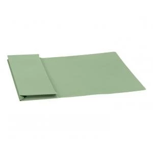 Elite Document Wallet Full Flap 315gsm Capacity 35mm Foolscap Green