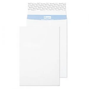 PREMIUM Tear Resistant Gusset Envelopes C4 Peel & Seal 324 x 229 x 25mm Plain 125 gsm White Pack of 20