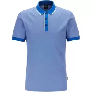 Boss Boss Phillipson Short Sleeve Polo Shirt Mens - Blue