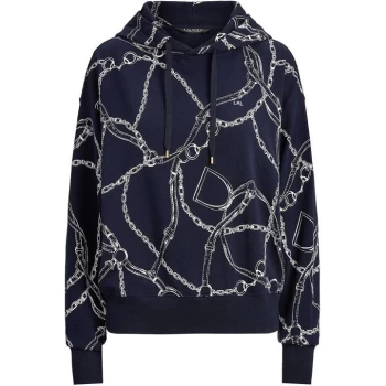 Lauren by Ralph Lauren Lauren Ralph Lauren Don Terry Hoodie - Belt Print