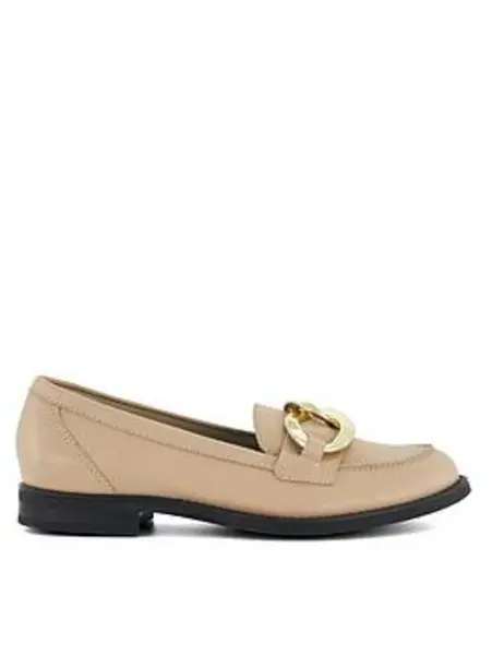 Dune London Goddess Loafers - Camel Brown VP1RX Female 5