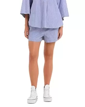 French Connection Rhodes Poplin Stripe Shorts