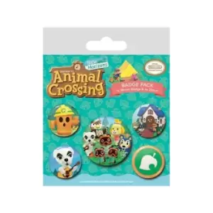 Nintendo Animal Crossing Badge Back