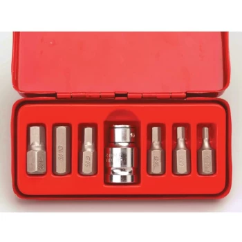 Kennedy-pro - 4-12MM 1/2' Sq Dr Hex Bit Set 7 Pc