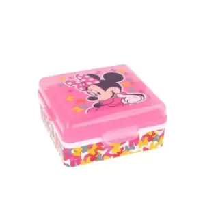 STOR Minnie So Edgy Bows Multi Compartment Sandwich Box